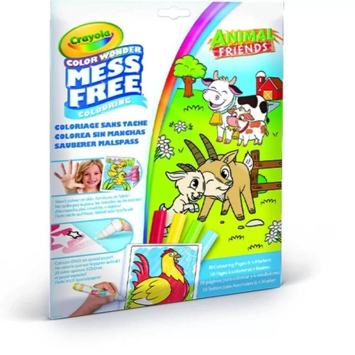 [71662128173]  CW Coloring Animal Friends foldelope & markers-2817