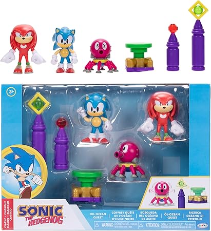 [192995423268] Sonic 2.5" Fig Diorama Set-42326