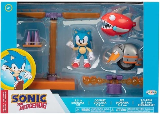 [192995414426] Sonic Flying Battery Zone Diorama Set Wave 2-41442