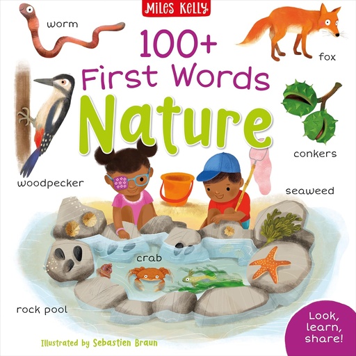 [9781789895063] Miles Kelly - 100+ FIRST WORDS NATURE - 95063