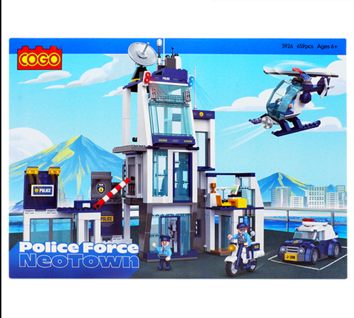 [6937645539265]  Police Headquarters Building 659PCS-Cogo 3926