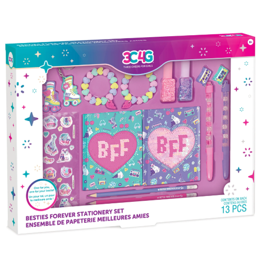 [638241120906] Besties Forever Stationery Set -12090