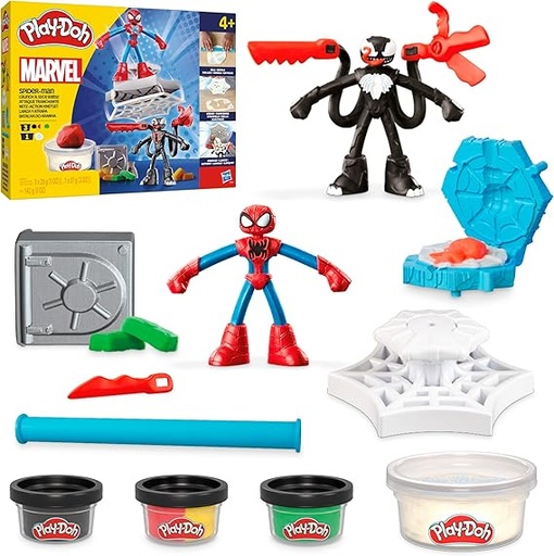 [5010996257611] Play-doh Spiderman Battle Set-F9827