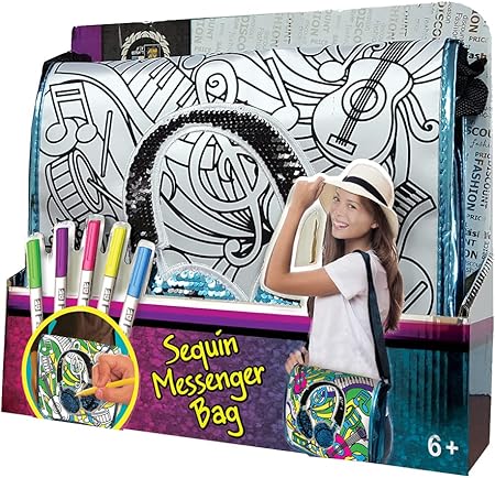 [55350061621] Fashion Time Messenger Bag Reversible Sequins-DTT6162