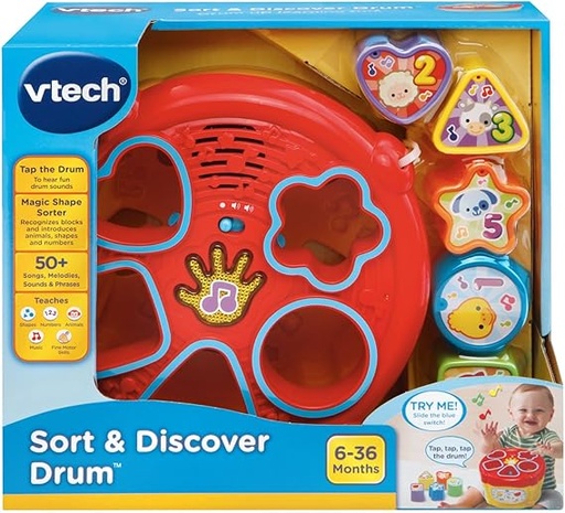 [3417761851296] SORT & LEARN DRUM  BILLINGUAL-185129
