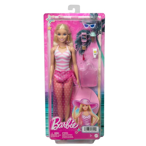 [194735162420] Barbie Beach Doll w pcs-HPL73