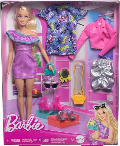 [194735255337] Barbie® Doll & Party Fashions-HYT61