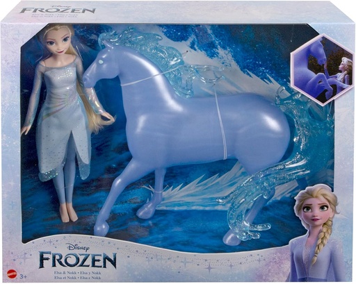 [194735120871] Frozen Fashion Doll Elsa & Nokk Horse Set-HLW58