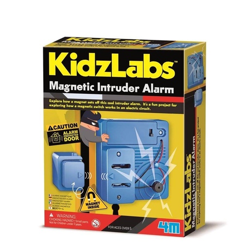 [4893156034403] 4M KidzLabs Magnetic Intruder Alarm-00-03440
