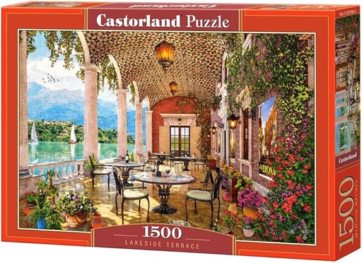 [5904438152186] لغز تراس البحيرة، 1500 قطعة، كاستور 152186-9