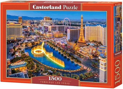 [5904438151882] Fabulous Las Vegas Puzzle 1500Pcs- Castor 151882-9