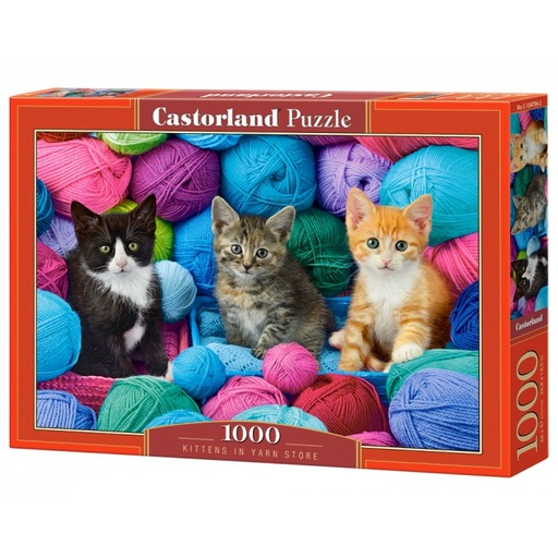 [5904438104796] Kittens in Yarn Store Puzzle 1000Pcs-Castor 104796-9