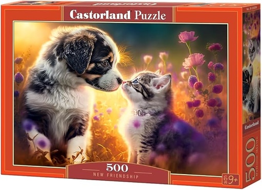 [5904438053834] New Friendship Puzzle  500Pcs-Castor B53834-6
