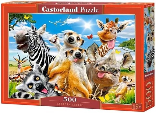 [5904438053568] African Selfie Puzzle 500Pcs-Castor B53568-6
