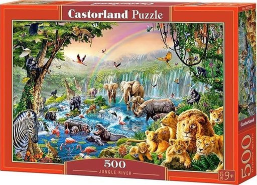 [5904438052141] Jungle River pcs Puzzle 500Pcs-Castor B52141-6