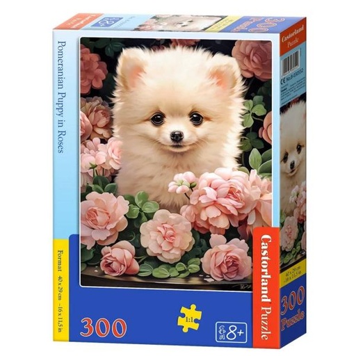 [5904438030552] Puppy in Roses Puzzle  300Pcs-Castor B030552-6