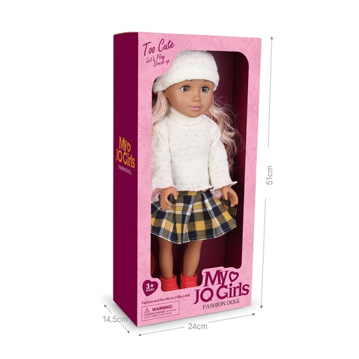 [6902561916254] 18 Inch Tittany Doll JQ Baby-2069