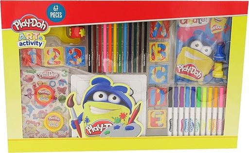 [8426842088303] PLAY DOH 67 PIECES ART SET-GS67