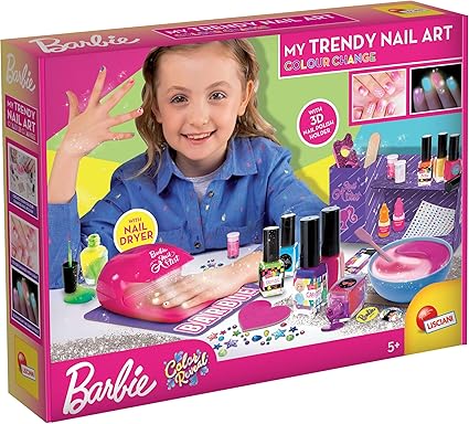 [8008324102747] BARBIE MY TRENDY NAIL ART COLOUR CHANGE-102747