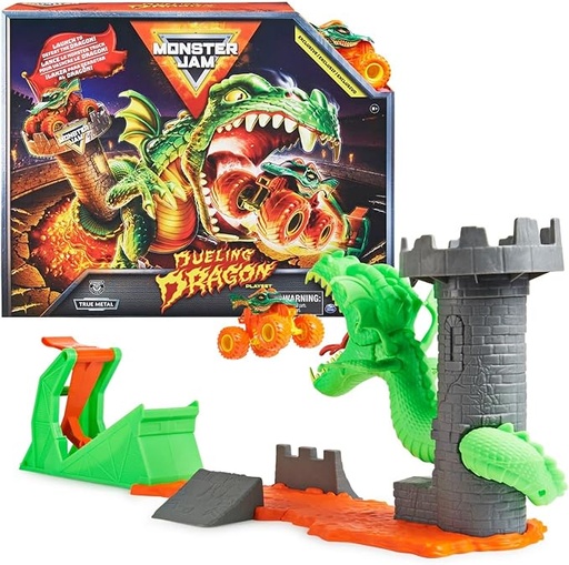 [778988379936] Monster Jam 1:64 Dueling Dragon Stunt Playset-778988379936
