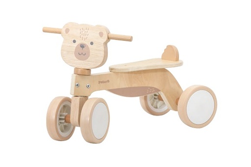 [6971608443268] Wooden Trike  Brown Bear-Viga 44326