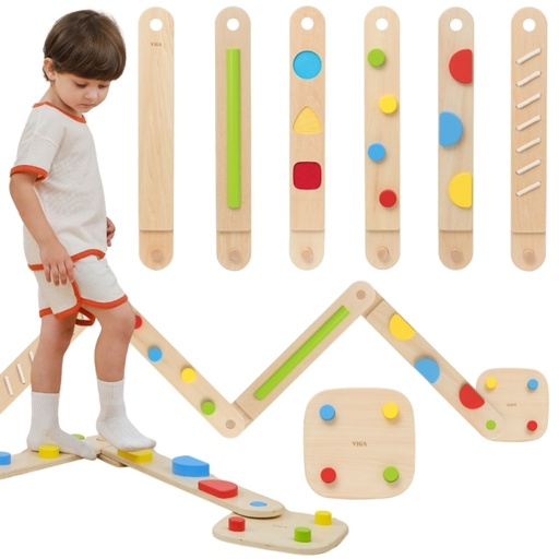 [6971608447921] Sensory Balance Beam Set-Viga 44792