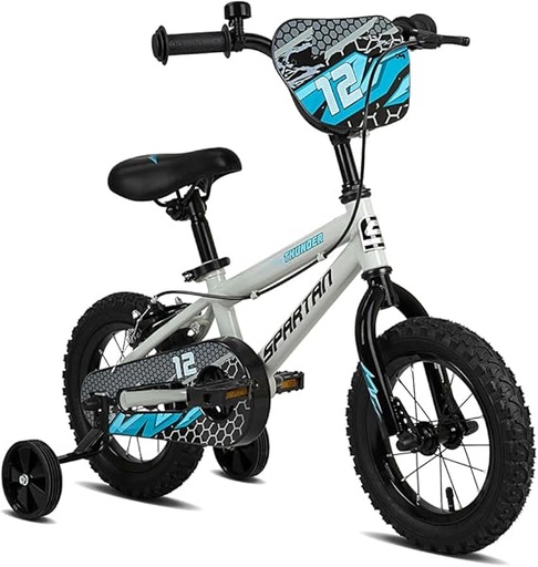 [6290360201993] Spartan Thunder 12" Bicycle Gray Gloss-SP3286