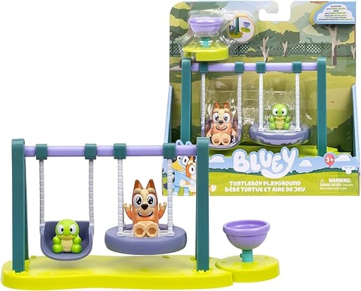 [630996179789] BLUEY S12 MINI PLAYSET TURTLE BOY PLAYGROUND-17978