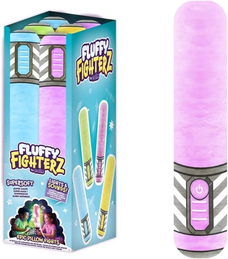 [8411936734686] FLUFFY FIGHTERZ LIGHTSABER ASST4 BLUE-FFLS001-BL 