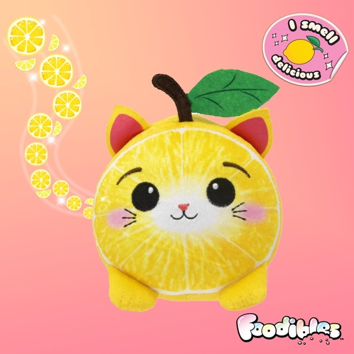 [5013197275002] Foodibles Series  Scented Plushies Lemon Cat-2750