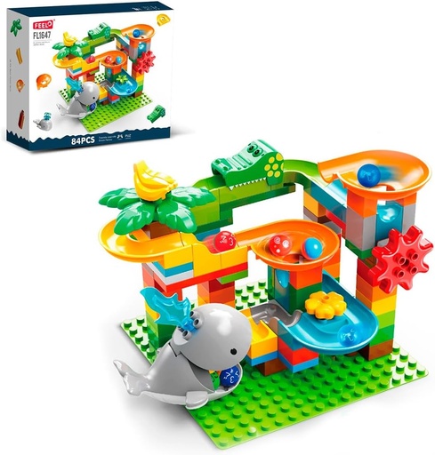 [2025240623251] Feelo Whale Slide 97 Pcs-FL232