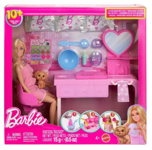 [194735255993] Barbie Face Mask Playset-HYV31