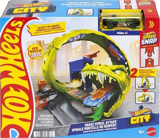 [194735264063] Hot Wheels City Nemesis Snake Strike Attack-JBM63