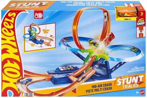 [194735293841] Hot Wheels Stunt Tracks MidAir Crash-JFD12