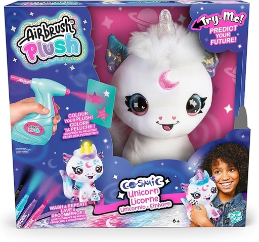 [3555801455292] Airbrush Plush Cosmic Unicorn-AIR028