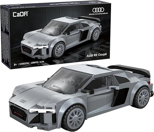 [6948061930130] سيارة أودي R8 كوبيه بمقياس 1:24، 199 قطعة - C55027W