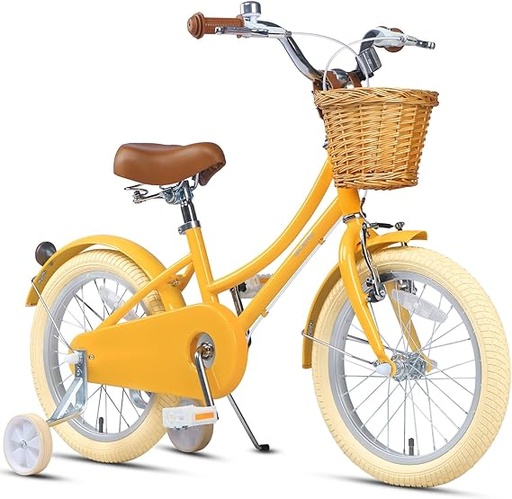 [6290360201580] Rizz Platinum Jr.16" Yellow Gloss Bicycle -RZ3000 YLW16