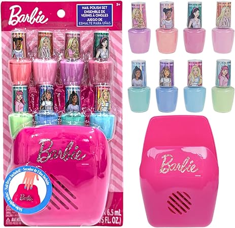 [719565482977] 8 PK NAIL POLISH WITH ROLE PLAY DRYER-BB0215GA
