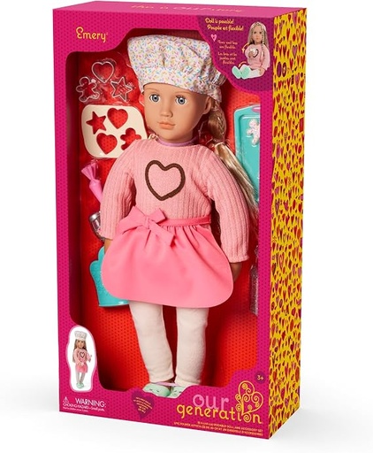 [62243513365] OG Deluxe Baking Doll W/O Book Emery-BD31732Z