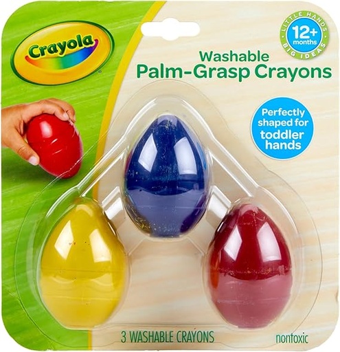 [71662114503] My First Crayola Washable Egg Crayons-CY81-1450
