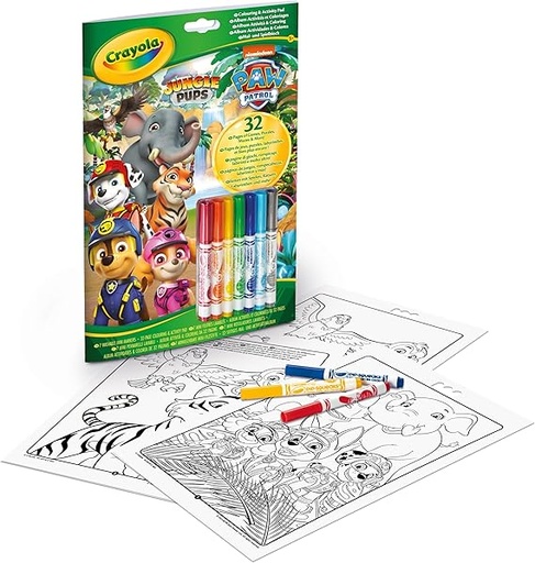 [71662069186] COLOUR & ACTIVITY PAD W
MARKERS PAW PATROL-CY04-6918G