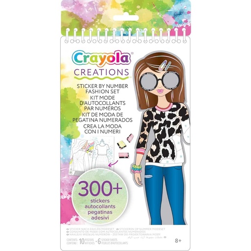 [787909262851] Crayola Creations Stickers by Number Set