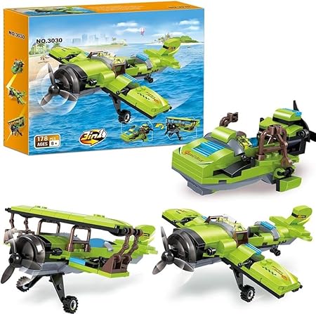 [6937645530309] 3-in-1 Fighter Jet  178PCS -3030