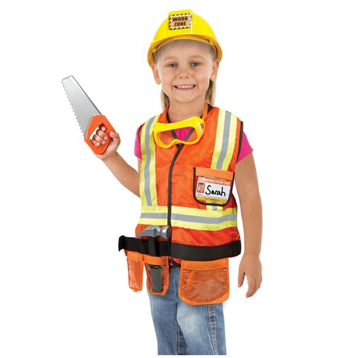 [4837] Construction Worker Costume Set - Melissa & Doug 4837