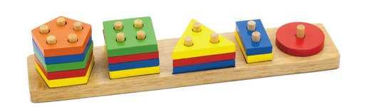 [6934510585587] Geometric Block Sorter - Viga 58558