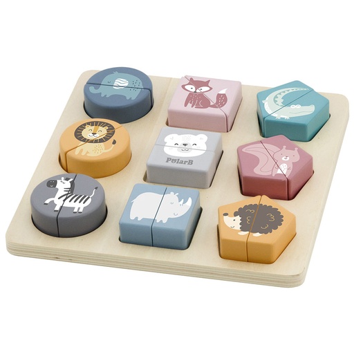 [6971608440120] Shape Block Puzzles - PolarB 44012