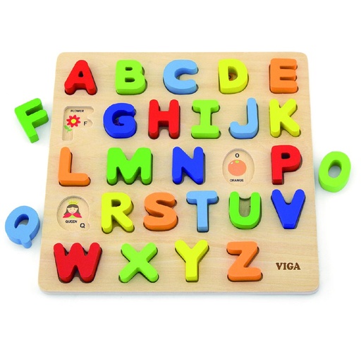 [6934510501242] Block Alphabet Uppercase- Viga 50124