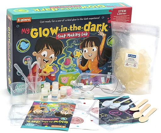 [8906006063495] My Glow In The Dark Soap Making Lab - Explore 13049