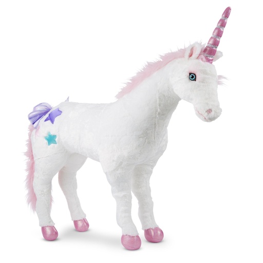 [8801] Unicorn Jumbo Stuffed Animal - Melissa & Doug 8801