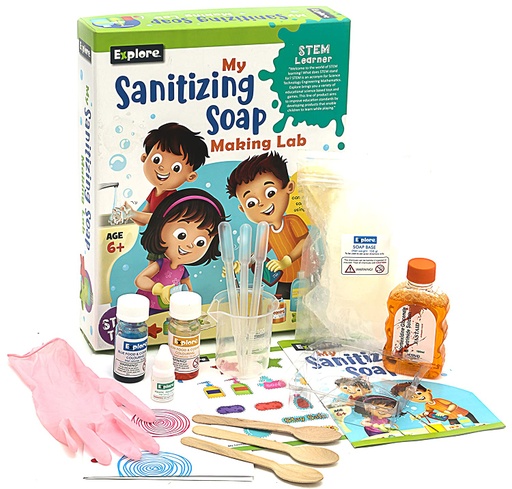 [8906006063617] My Sanitizing Soap Making Lab - Explore 13061